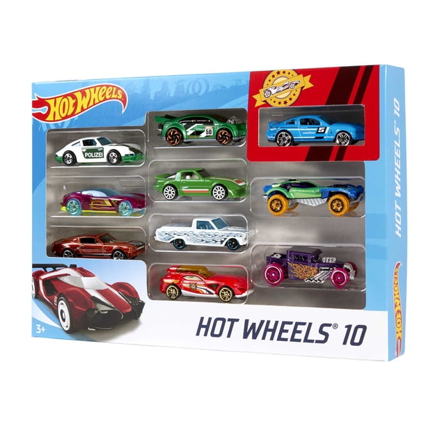 Hot Wheels 1:64 Scale 10-Pack Cars - Styles May Vary - Walmart.ca