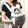 thumbnail image 4 of Pet Backpack for Dogs and Cats Double Pocket Front Carry Travel Bag Warm Comfortable Pet Backpack, 4 of 6