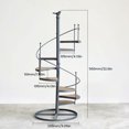 thumbnail image 4 of Amdohai Modern Decorative Wood and Iron Plant Rack Succulent Plants Shelf 8, 4 of 4