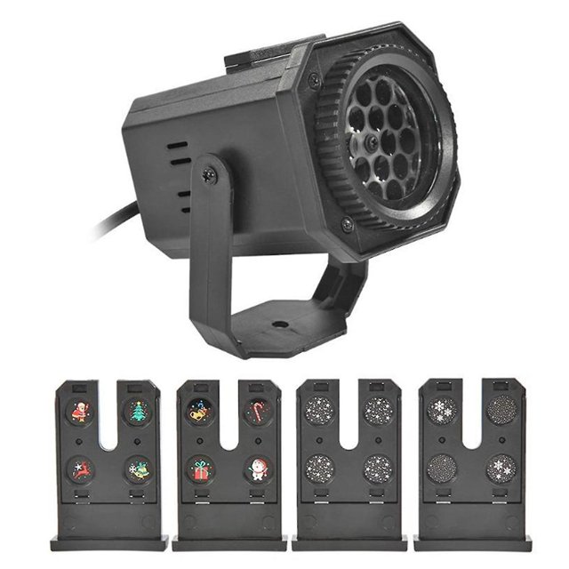 Christmas Snowflakes Rotating Projector