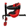 thumbnail image 1 of Red Front Mounted Child Bike Seat for Mountain Bikes Quick Release All Around Safety Seat with Durable Material, Secure Comfortable Ride for Toddlers and Young Kids, 1 of 6