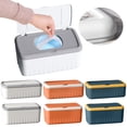 thumbnail image 1 of Ngheia Pull-Out Wet Wipes Box a (Yellow-Blue Medium), Wipes and Wipe Containers Can Be Reused. Wipe Containers Are Used to Store Desktop Seals Wipe Lids and Wipe Tissues, 1 Wet Wipes Box, 1 of 9