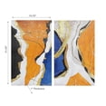 thumbnail image 2 of Hand Painted Canvas Wall Art Canary - Set of 2, 2 of 3