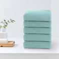 thumbnail image 4 of 5pc Velvet Towel Plain Face Towel Soft Absorbent Face Wash Ah Face Towel, 4 of 6