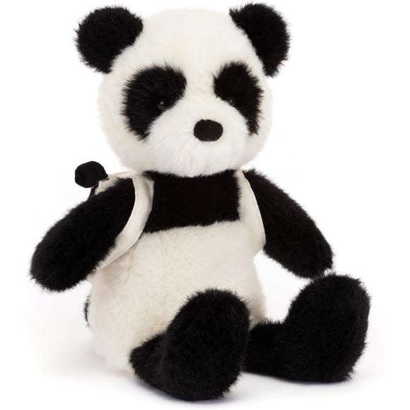 Jellycat Backpack Panda Stuffed Animal, 8.5 inches - Panda Plush Toy - Classic Children's Gift