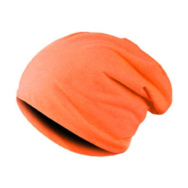 Bonnet Chaud pour Hommes Hiver Coton Mélangé Bonnet de Ski Lisse