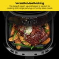 thumbnail image 3 of Chefman Turbofry 4.5-Litre (5-Quart) Air Fryer w/ Integrated Timer, Adjustable Temp Control - Black, New, 3 of 7