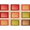 thumbnail image 1 of Ahgly Company Tapis d'Intérieur Lavables en Machine Rectangle Transitionnel Jaune Orange, 8' x 12'', 1 of 7