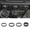 thumbnail image 1 of Air Conditioner Button Cover, Durable Stylish Headlight Switch Knob Trim Perfect Fit Antiwear  For Decor Replacement For   JL Accessories 2018-2021, 1 of 8