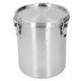 thumbnail image 2 of Pet Food Storage Container,Leakage Proof Design Pet Food Storage Bin 304 Stainless Steel Airtight Food Canister Dry Food Storage for Countertop Display or Kitchen Storage, 2 of 7