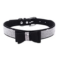 thumbnail image 1 of pitrice Bling Crystal Cat Collar Metal Adjustable Puppy Bow Tie Rhinestone Soft Collars Pet Supplies for Small Medium Dogs, 1 of 3