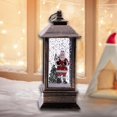 thumbnail image 3 of Snow Lanterns Battery Operated Christmas Lantern Glitter Water for Xmas Santa, 3 of 8