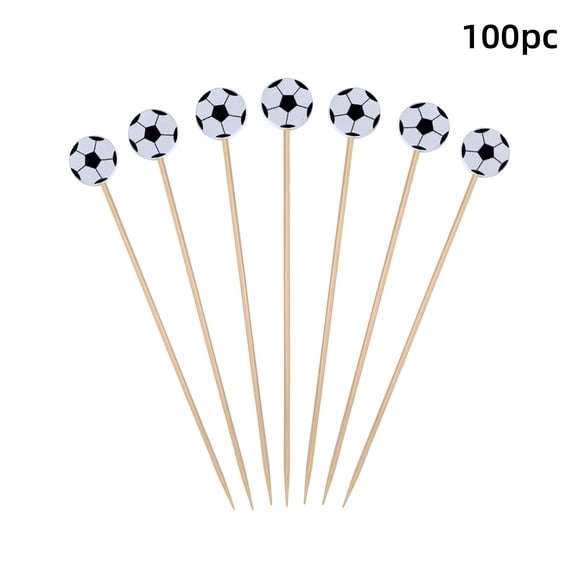 Choix pour Boissons Fête à Thème Football et Brochettes de Garniture - Fête de Poste Pratique et Rangement