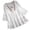 White, variant on Erwazi Linen Shirts for Women 3/4 Sleeve Floral Lace Embroidered Boho Blouse Tunic Casual Summer Flowy Tops