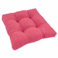 thumbnail image 1 of 19-inch Squared Microsuede Tufted Dining Chair Cushion, 1 of 2
