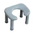 thumbnail image 2 of jifeng Toilet Stool Easy Storage Squatting Potty Heavy Duty Portable Bathroom Stool Gray L, 2 of 9