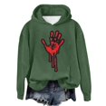thumbnail image 1 of WEAIXIMIUNG Sweat à Demi-Zip pour Femmes Sans Capuche Automne et Hiver 2025 Tendance avec Impression de Lettres, 1 of 4