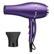 JUNWELL Ionic Hair Dryer  2200W Professional Blow Dryer Fast Drying Hair Dryer with Diffuser  3 Heating/3 Speed  Constant Temperature Low Noise Hair Dryers Curly Hairdryer Blowdryer for W