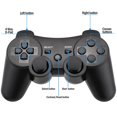 thumbnail image 5 of Lot de 2 Manettes Bluetooth Sans Fil RetroFam pour PlayStation 3 PS3, Noir, Pile Rechargeable, 5 of 5