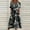 Grey, variant on Aqestyerly Women's Summer Printed Round‑Neck Short Sleeve Vacation Dress with Pockets,Casual Beach Dress with Vibrant Print HWRETIE
