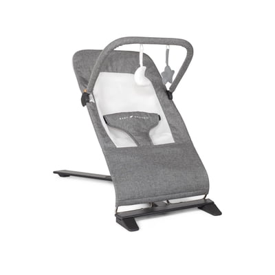 Baby Delight Alpine Deluxe Portable Bouncer, Charcoal Tweed