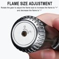 thumbnail image 4 of Fasiaou Torch Lighter, Butane Lighter, Windproof Butane Refillable Torch Flame Lighter, Multi Utility Lighter for Candles Fireplaces Campfires BBQ Grill , (Butane Not Included), 4 of 9