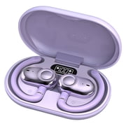 Mistaha Wireless JM18 Sports Earbuds - Purple | BT5.4, 5H Playtime, 30H Standby, A2DP/AVRCP/HFP, Φ16mm Speaker, 125±3dB Sensitivity | Includes Charging Cable & User Manual