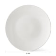 thumbnail image 5 of Mainstays Glazed White Round Stoneware Salad Plate, 7.5”, 5 of 5