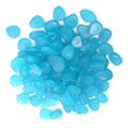 thumbnail image 2 of 100pcs Fish Tank Fluorescent Pebble Garden Parterre Decor Glow Stone Green, 2 of 9
