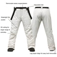 thumbnail image 4 of Pantalon à Bretelles Imperméable et Isolé pour Hommes, Pantalon de Planche à Neige Ski, Salopette, 4 of 9