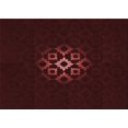 thumbnail image 1 of Ahgly Tapis Rectangulaire Lavable en Machine Intérieur Transitionnel Marron Chocolat, 5 Pieds x 7 Pieds, 1 of 7