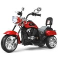 thumbnail image 1 of Gymax 6V Kids Ride On Chopper Motorcycle 3 Wheel Trike with Headlight Red, 1 of 8