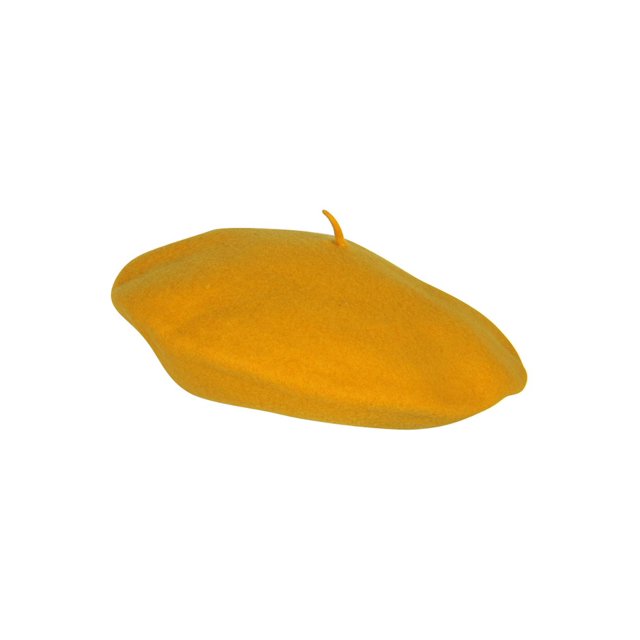 Béret en Laine Classique Taille Unique Adulte -, Or Jaune