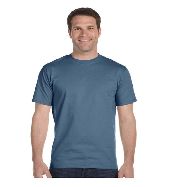 Hanes T-Shirt Robuste à Col Ras du Cou Sans Étiquette à Plat, Style 5180