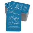 thumbnail image 1 of Inkdotpot Silver Foil Paper Hang Tags Happy Diwali Favor Tags 100 Pack, 1 of 6