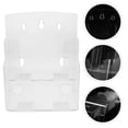 thumbnail image 3 of LNGOOR Acrylic Brochure Holder Paper Holder A5 2 Tier Magazine Holder Countertop Display Stand, 3 of 9