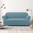 thumbnail image 2 of CHOK 2024 1-Piece Checks Stretch Sofa Cover Slipcover Couch Cover  Chair  Light Gray, 2 of 6