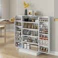 thumbnail image 2 of HOMCOM Armoire de Rangement pour Garde-Manger de Cuisine avec Étagères à 5 Niveaux Blanc, 2 of 10