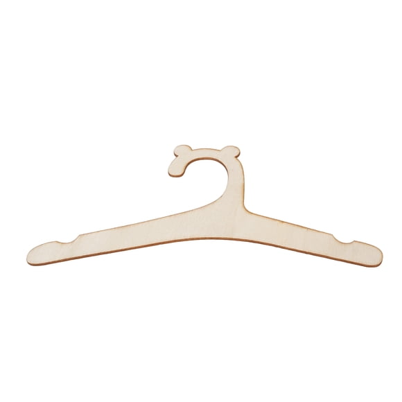 Wooden Baby Hangers, Wood Bear Hanger 20PCS Suit Hangers Rugged Multipurpose for Closet Clothing Storage