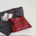 thumbnail image 4 of LNGOOR Stylish Patent Leather Tote Bag Solid Color Large Capacity Shoulder Bag Bucket Bags Underarm Bag For Daily Use, 4 of 7