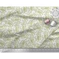 thumbnail image 2 of Soimoi Rayon Crepe Fabric Leaves & Paisley Block Print Fabric by Yard 46 Inch Wide, 2 of 3