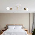 thumbnail image 3 of pitrice Modern Iron Ceiling Light Chandelier for Living Room Dining Room Bedroom White, 3 of 8