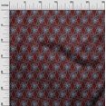 thumbnail image 2 of oneOone Silk Tabby Fabric Floral Block Print Sewing Fabric BTY 42 Inch Wide, 2 of 4
