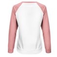 thumbnail image 3 of AherBiu Chandails à Col Rond pour Femmes, Hauts à Manches Longues, Hauts à Blocs de Couleur pour Sorties, T-Shirts d'Entraînement, 3 of 7