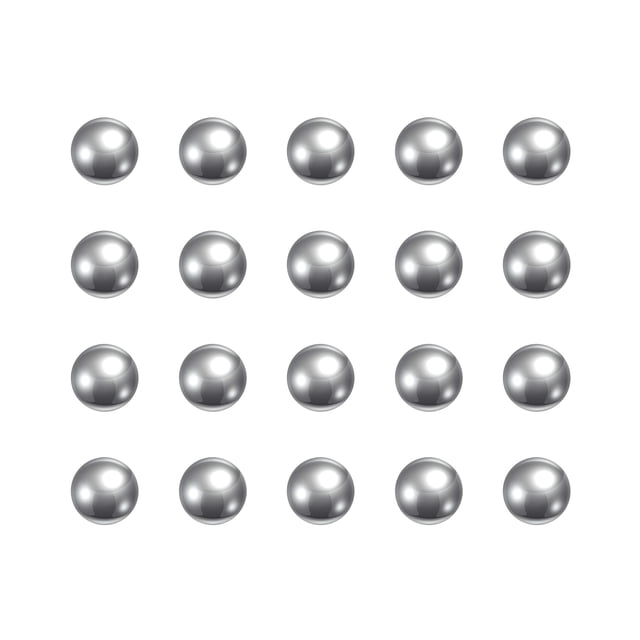 Uxcell Roulements en Acier Inoxydable 420 à Billes G100 Précision 9/32 Pouces