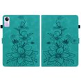 thumbnail image 1 of XYX Tablet Case for Redmi Pad SE 11.0 inch, Lily Flower Pattern PU Leather Multiple Viewing Angles Stand Slim Folio Tablet Cover (Green), 1 of 7