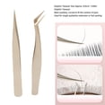 thumbnail image 3 of Ensemble de Pinces pour Extensions de Cils, Pinces Individuelles pour Extensions de Cils 2 Pcs pour la Maison, 3 of 8