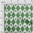thumbnail image 2 of oneOone Velvet Green Fabric Check Argyle Sewing Craft Projects Fabric Prints By Yard 58 Inch Wide, 2 of 4