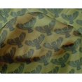 thumbnail image 4 of oneOone Silk Tabby Fabric Owl Block Printed Fabric 1 Yard 42 Inch Wide, 4 of 4