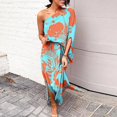thumbnail image 1 of Women‘s Spring Fashion 2023 One Shoulder Ruched Bodycon Dresses Sexy Fitted Cocktail Party Dress, 1 of 5